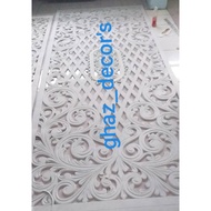 Diamond background sponge carving