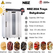 NBZ 20 Tier Food Dehydrator Machine Food Dryer Dehydrator Dehydrated Machine Mesin pengering makanan