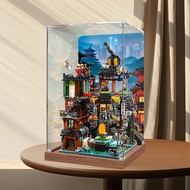 [Acrylic Display Box] Phantom Ninja City Workshop Acrylic Display Box Suitable for Lego 71837 Transp