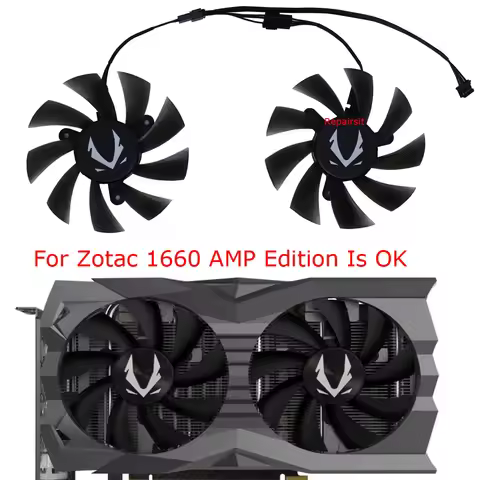 2Pcs/Set,CF9015H12S,GA92A2H,GPU Video Card Fan,For ZOTAC GAMING GTX 1660 SUPER AMP,RTX 2060 2070 SUP
