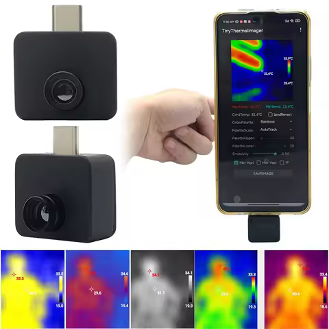 Mobile Thermal Imager 32*32 Pixels -20~1000°C Thermal Camera Thermal Imaging Camera for Android Type
