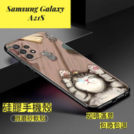 Others - Samsung Galaxy A21S手機殼 硅膠手機殼　磨砂殼　手機軟殼　三星保護套　手機保護套　貓咪手機套