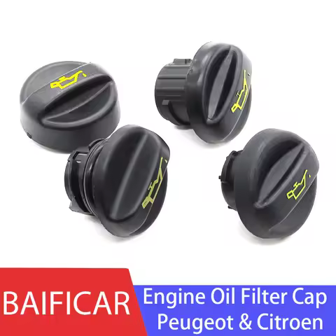 Baificar Brand New Engine Oil Filter Caps For Peugeot 206 207 301 307 308 3008 407 508 806 Citroen X