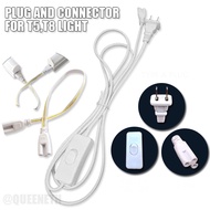 High-quality 3 PIn Type A T5 Connector Plug / T8 Connector Plug For LED T5 Tube Light