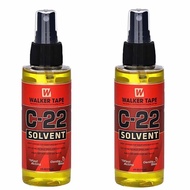 2 Units Walker Tape C22 Solvent Adhesive Tape Glue Remover 4 oz