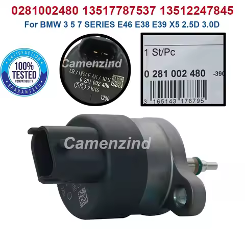 0281002480 13517787537 NEW Common Rail Pressure Regulator Control Valve For BMW 3 5 7 SERIES E46 E38