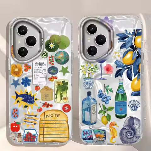 Seaside Scenery Wine Lemon Phone Case for Honor 400 200 90Smart Pro Magic7 6 5 70 Lite X9a X9c X9b X