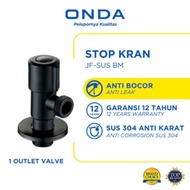ONDA Stop Faucet Toilet / Jet Shower JF-SUS BM (1/2'') BLACK