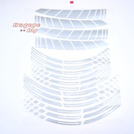 [hugepe-t] 21/18 Inch's For Reflective Motorcycle Wheel Stickers Hub Decal Rim Stripe (PVC Motorcycl
