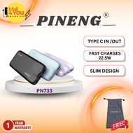 Pineng PN733 TYPE C IN OUTPUT 20k mAh Lithium Polymer Powerbank