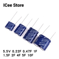 Super Capacitor Farad Capacitor 2-layer Combination Type 5.5V 0.22F 0.47F 1F 1.5F 2F 4F 5F 10F