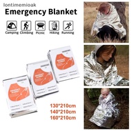 lontimemioak] Emergency Rescue Blanket Outdoor Waterproof Keep Warm Survival Blanket Insulation  Bla