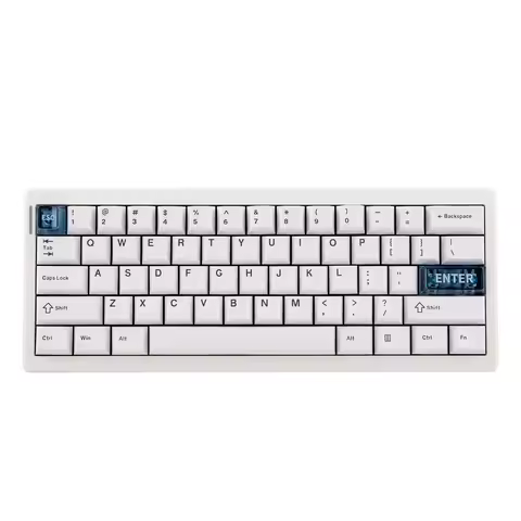 CIDOO QK61 V2 VIA-Programmable 60% Gasket Structure Wired/2.4GHz Wireless/Bluetooth Compact Game Key