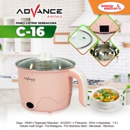 ADVANCE C-16 Multifunction Electric Pot Warmer Steamer Cooker 1.5 Ltr