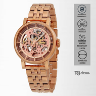 jam tangan fashion wanita Fossil Boyfriend rantai strap analog cewek Automatic Rose Gold Stainless Steel luxury watch water resistant mewah elegant Original ME3065