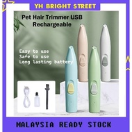 Pet Hair Trimmer USB Rechargeable Mini Grooming Clipper for Dogs Cats Paw Fur Mesin Gunting Bulu Hai