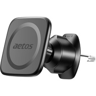 aetos for MagSafe Car Mount. Elegant Magnetic Air Vent Phone Holder with 20 Strong N52 Magnets & Met