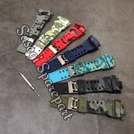 Casio G-SHOCK Gshock GA100 GA120 GD100 GD110 GD120 Army Camouflage Rubber Watch Strap