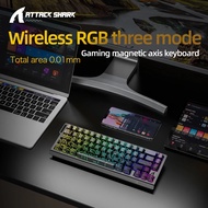 Attack Shark X68 PRO HE Tri-mode Magnetic Axis Keyboard 8000Hz 0.01mm Accuracy 5000mAh RGB Gaming Ke