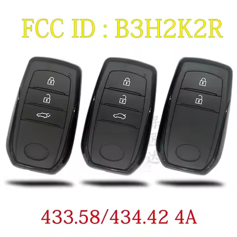 BaoJiangDd Fit 2023+ YARIS CAMRY 2024 Remote FCC ID : B3H2K2R 433/434MHZ ID4A