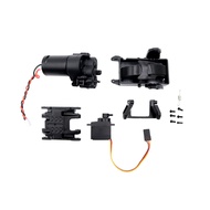 TRX4M 2-Speed Gearbox Assembly Transmission Motor Set With Servo For 1/18 RC Crawler TRX-4M Bronco D