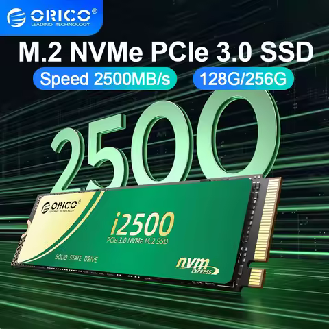 ORICO M.2 NVMe SSD PCIe Gen3 2280 SSD Up To 2500MB/s Internal Solid State Drive with TLC NAND Flash 
