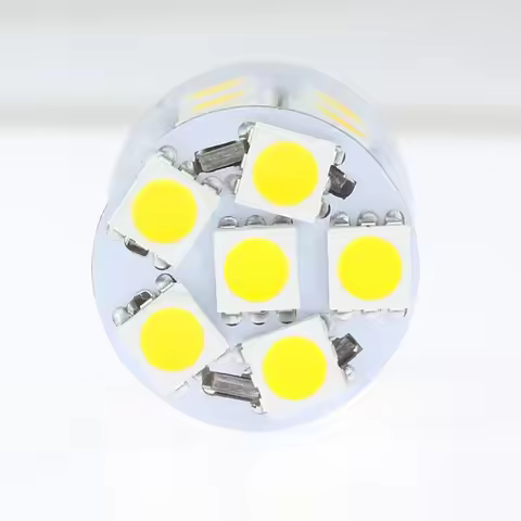Free Shipment 5pcs/lot G6.35 GY6.35 Gu6.35 LED Light 27led 5050SMD 4W Wide Volt DC10-30V/AC8-20V Dim