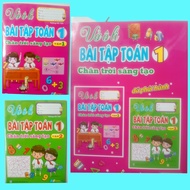 Combo 2 Quyền Vở Bài Tập Toán Lớp 1 Chân Trời Sáng Tạo