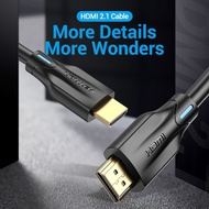 Vention HDMI Cable 8K 48Gbps Super High Speed/8K@ 60Hz HDMI 2.1/Support Dynamic HDR &amp; eARC Black AAN