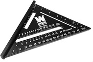 WEN ME777L 7-Inch Magnetic Rafter Square Layout Tool with Laser-Etched Scale