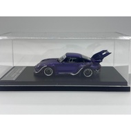 Ready Stock Immediate Shipment SW Alloy 1: 64 Porsche RWB993 High-End Version Purple Unpacked Eye Me
