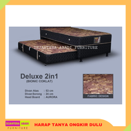 Central springbed 2in1 twin sorong DELUXE zest Quilting kasur sorong kasur susun kasur tingkat divan