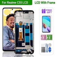 6.72" LCD Display For OPPO Realme C55 LCD Screen Touch Digitizer Assembly For Realme C55 LCD RMX3710