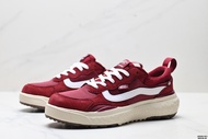 Vans MTE ULTRAHANGE VR3นีโอของแท้ใส่สบายคอลึกแท้รองเท้าลำลองแดงเข้มชีวิต