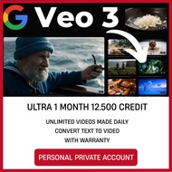 Veo 3 AI Ultra 12500 Credit –Alat Pengoptimuman Video & Foto Automatik | Super Sharp 4K, Studio Stan