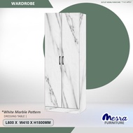 MESRA - 2 Door Wardrobe /Almari Baju 2 pintu / Almari Pakaian / almari murah / ikea almari / wardrobe / wardrobe marble