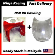 Honda NSR-RR NSR150 RR NSRRR NSR RR 150RR 150 COWLING + VISOR COMPLETE SET RED WHITE MERAH PUTIH COV