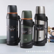 D.KADI 304 stainless steel premium thermos bottle with carrying strap, capacity - 2500ml