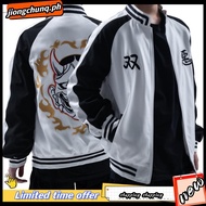 HOLOUN Anime Tokyo Revengers Nahoya Kawata Cosplay Costume Smiley Double Evil Jacket Embroidered