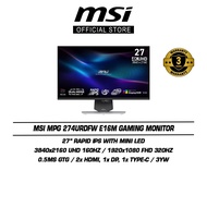 MSI MPG 274URDFW E16M Gaming Monitor (27" | 4K UHD 160Hz | FHD 320Hz | Rapid IPS with Mini LED | 3Y)
