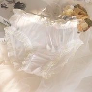 ❁♣  新款炫彩立体小花朵蕾丝内裤可爱性感内裤纯欲女中腰奶油网纱内裤