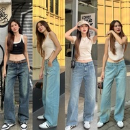 NICHARIS-Mid-Waist/Low-Waist Jeans Older Low Waist