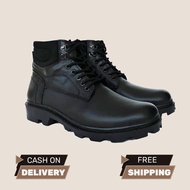 PDH 012 Sepatu pria Sepatu safety Sepatu dinas Safety boots Sepatu kulit Sepatu boots Kerja Sepatu F