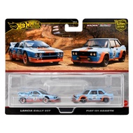 Hot Wheels Premium 2024 Car Culture Twin Pack - Gulf Lancia Rally 037 & Fiat 131 Abarth