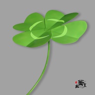 [Beiyitang] Travel Frog cos Props Four-leaf Clover