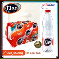 Cleo Smart 550ml isi 24pcs - Cleo Smart Air Mineral Botol 550ml