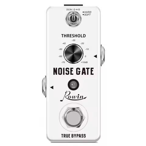 Rowin Noise Gate Pedal Guitar Delay Chorus Vibrolo Phaser Flanger Booster Compressor Bass Equalizer 