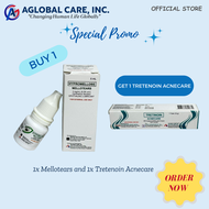 Hypromellose eye drops ( Mellotears) 3mg/ml ( 0.3%)  5ml ( Generic of Eye mo) AND 2 Tubes Tretinoin 