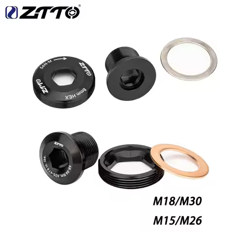 ZTTO Bicycle Crank Arm Bolt M18/M30 M15/M26 Cover Screw For X7 X9 XO XX1 Force GX NX 28.99mm Crank A