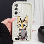 เคสสําห OPPO A74 A95 F19 F19s เคสโทรศัพท์สัตว์น่ารักซิลิโคนซอฟต์เชลล์กันกระแทก